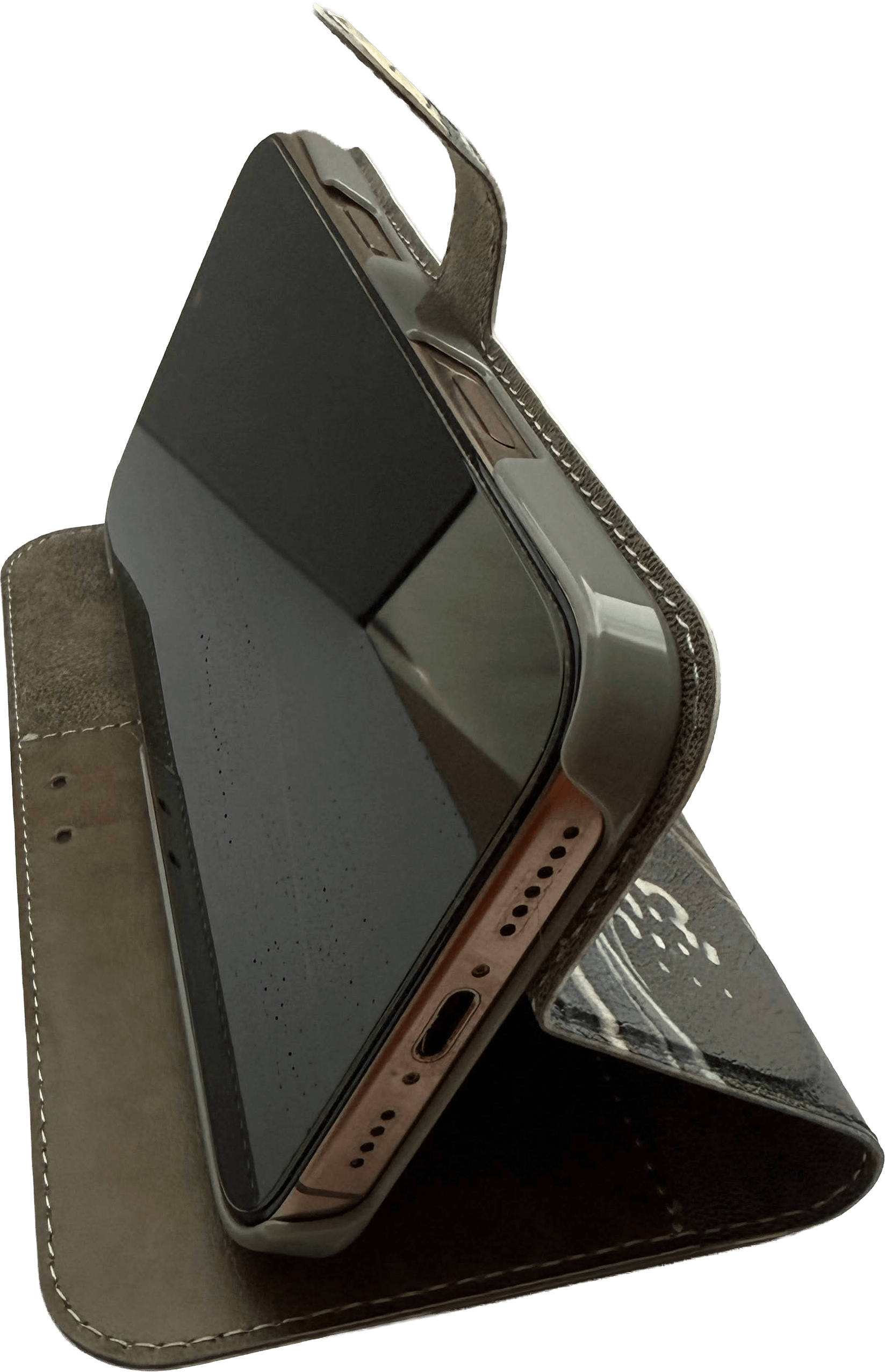 スタンド機能付きオリジナル手帳型スマホケース - 画像 (4)
