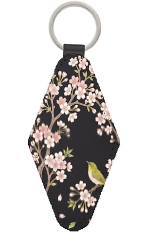 オリジナル合皮ホテル型キーホルダー
